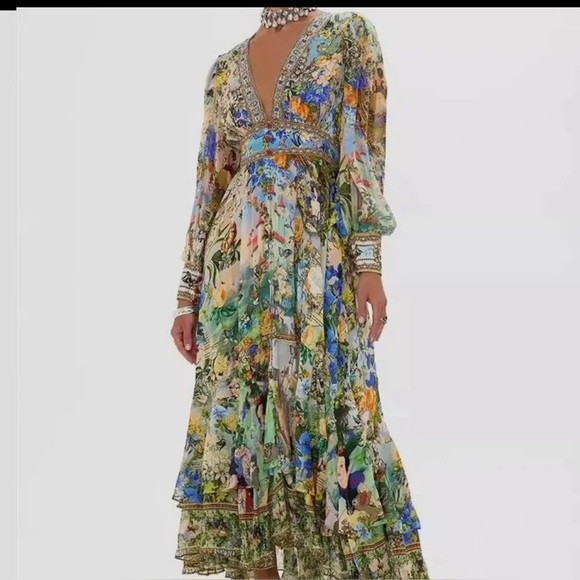 Long Button Front Jewels Dress The Kindest One Of All Snow White Disney - Picture 8 of 9